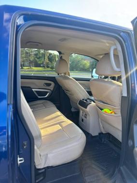 Blue 2017 Nissan Titan XD SL