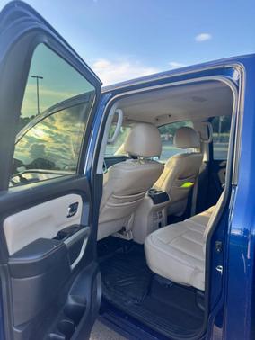 Blue 2017 Nissan Titan XD SL