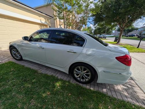 White 2013 Hyundai Genesis 3.8