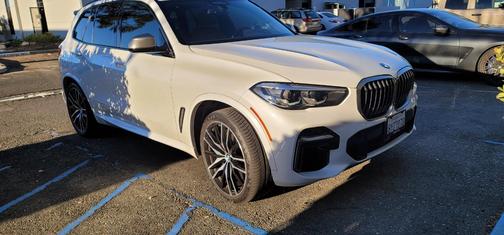 White 2022 BMW X5 M50i