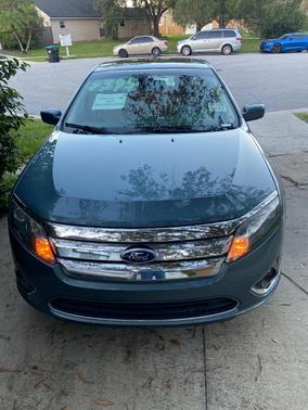 Blue 2012 Ford Fusion SEL