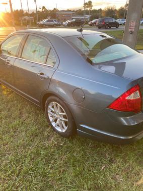 Blue 2012 Ford Fusion SEL