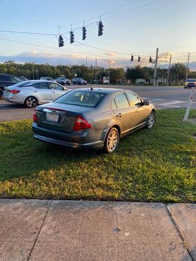 Blue 2012 Ford Fusion SEL