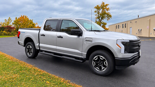Silver 2023 Ford F-150 Lightning Pro