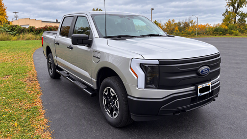 Silver 2023 Ford F-150 Lightning Pro