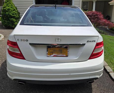 White 2011 Mercedes-Benz C-Class C 300 4MATIC Sport