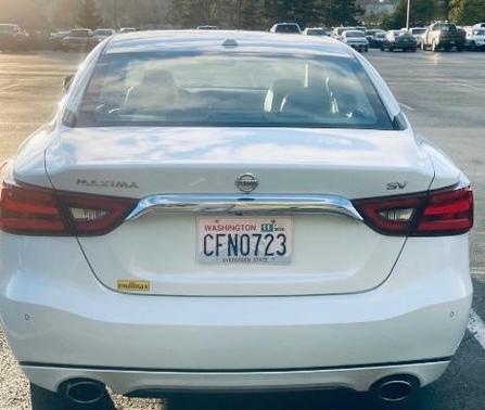 White 2018 Nissan Maxima 3.5 Platinum