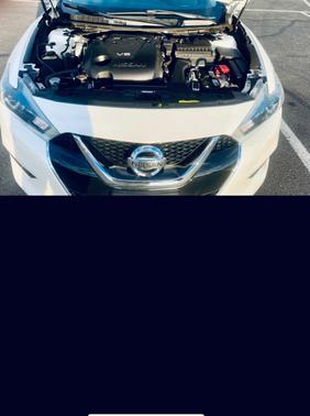 White 2018 Nissan Maxima 3.5 Platinum