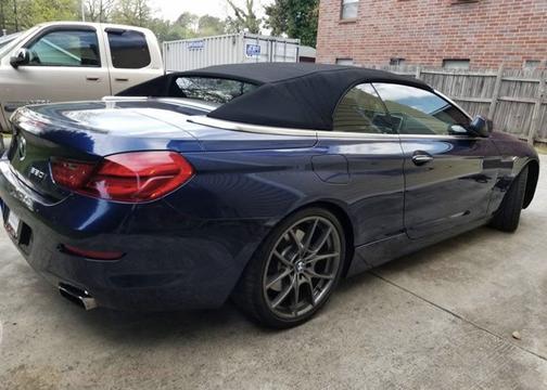 Blue 2012 BMW 650 i
