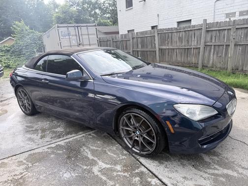 Blue 2012 BMW 650 i