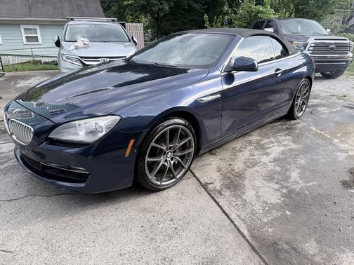 Blue 2012 BMW 650 i