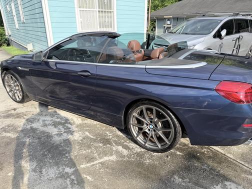 Blue 2012 BMW 650 i