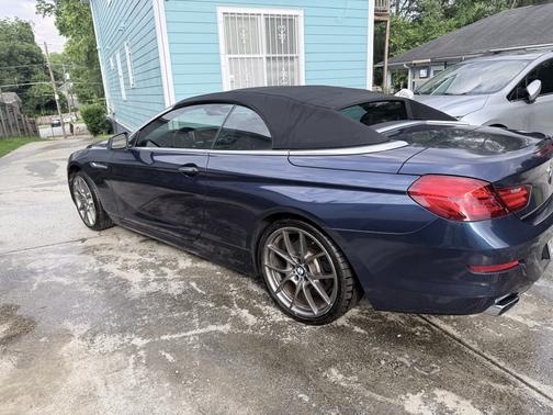 Blue 2012 BMW 650 i