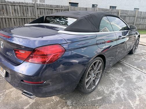 Blue 2012 BMW 650 i