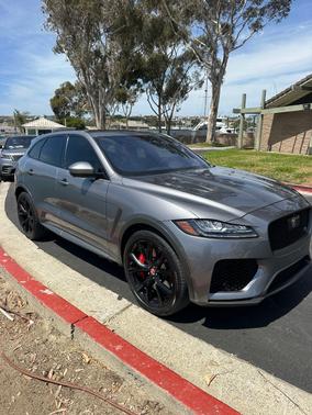 Gray 2020 Jaguar F-PACE SVR