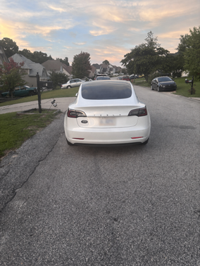 White 2018 Tesla Model 3 Long Range