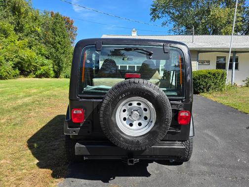 Black 2002 Jeep Wrangler Sahara