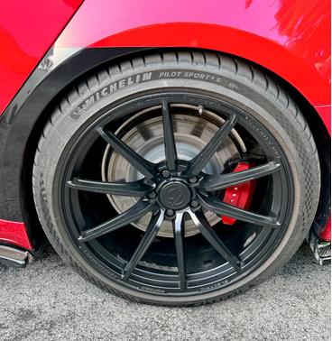 Red 2021 Tesla Model S Plaid