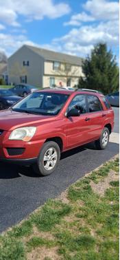 Red 2010 Kia Sportage LX