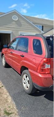 Red 2010 Kia Sportage LX