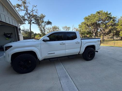 White 2025 Toyota Tacoma TRD Sport