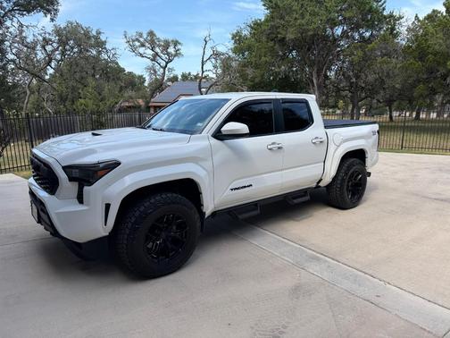 White 2025 Toyota Tacoma TRD Sport