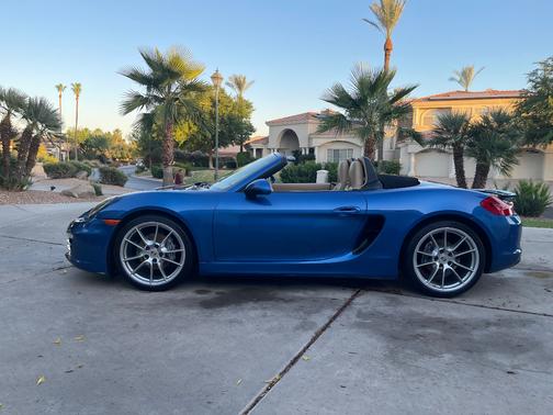 Blue 2014 Porsche Boxster Boxster