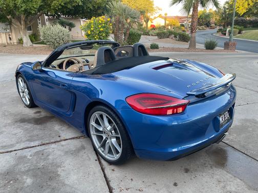 Blue 2014 Porsche Boxster Boxster