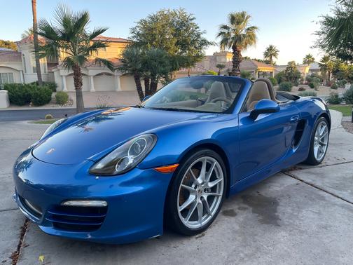 Blue 2014 Porsche Boxster Boxster