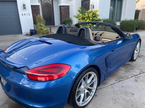 Blue 2014 Porsche Boxster Boxster