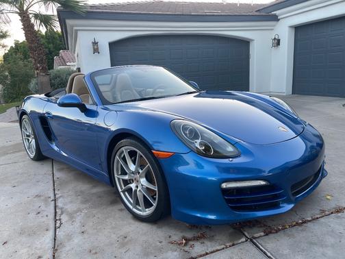 Blue 2014 Porsche Boxster Boxster