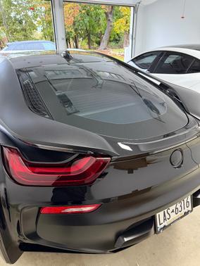 White 2015 BMW i8 Base