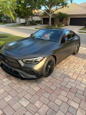 Gray 2024 Mercedes-Benz CLE 300 4MATIC Coupe