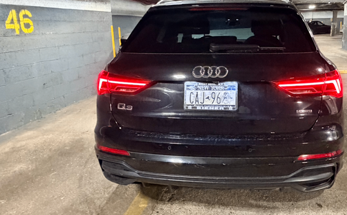 Black 2022 Audi Q3 45 S line Premium