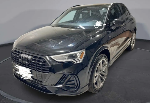 Black 2022 Audi Q3 45 S line Premium
