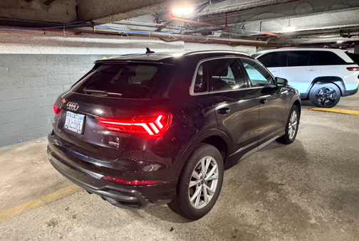 Black 2022 Audi Q3 45 S line Premium