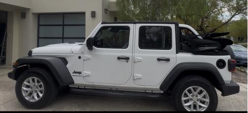 White 2023 Jeep Wrangler Sport S