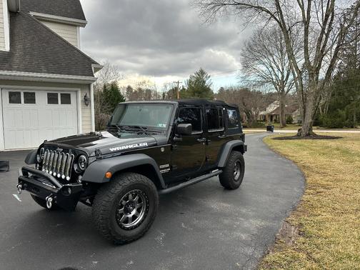 Black 2017 Jeep Wrangler Unlimited Sport