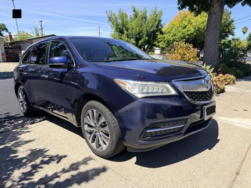 Blue 2016 Acura MDX 3.5L w/Technology Package