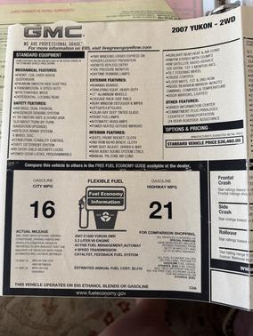 Gray 2007 GMC Yukon SLT