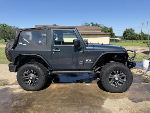 Blue 2008 Jeep Wrangler X