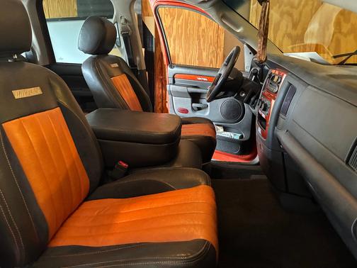 Orange 2005 Dodge Ram 1500 SLT Quad Cab