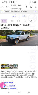 2010 Ford Ranger XL