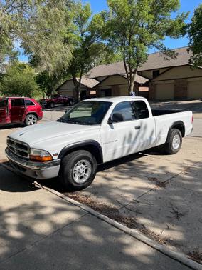 White 2000 Dodge Dakota SLT