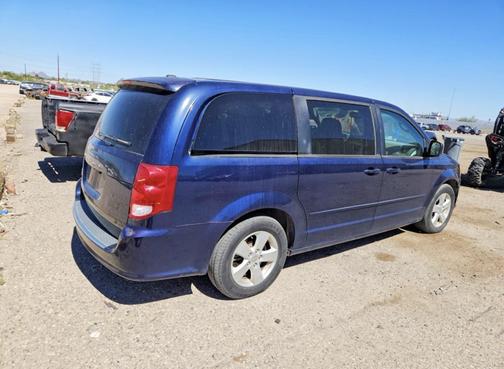 Blue 2013 Dodge Grand Caravan SE