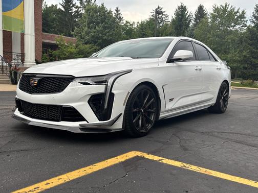 White 2022 Cadillac CT4-V Blackwing
