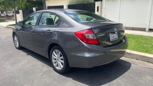 Gray 2012 Honda Civic EX-L