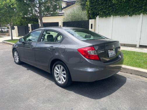 Gray 2012 Honda Civic EX-L