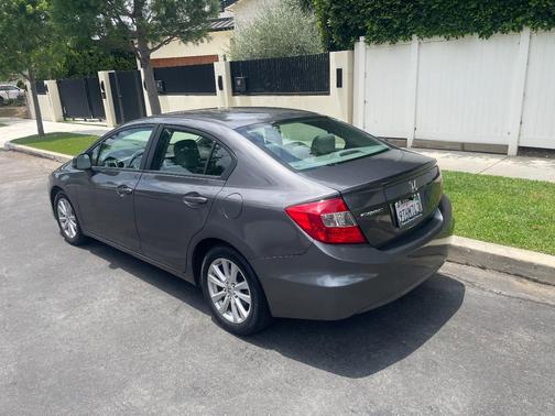 Gray 2012 Honda Civic EX-L