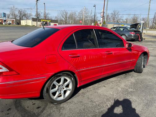 Red 2007 Mercedes-Benz C-Class C280 4MATIC